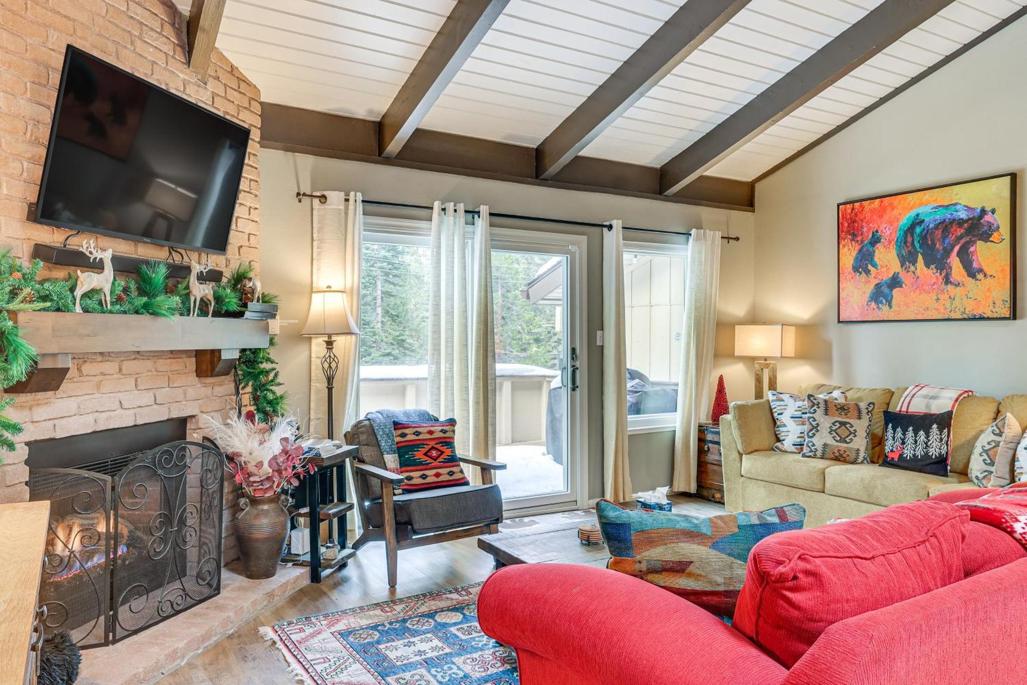 Incline Village Condo With Deck 1 Mi To Lake Tahoe 외부 사진